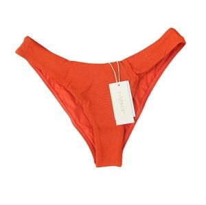 L*Space Pimento Rocky Bottom Classic Swim Bottom Size M